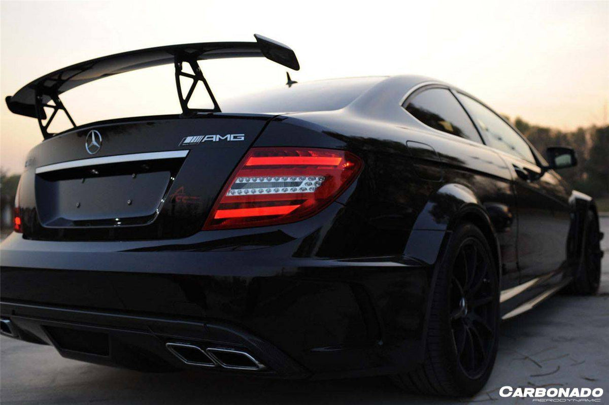 2012-2014 Mercedes Benz W204 C63 AMG Coupe BKSS Style Wide Full Body Kit - Carbonado Aero