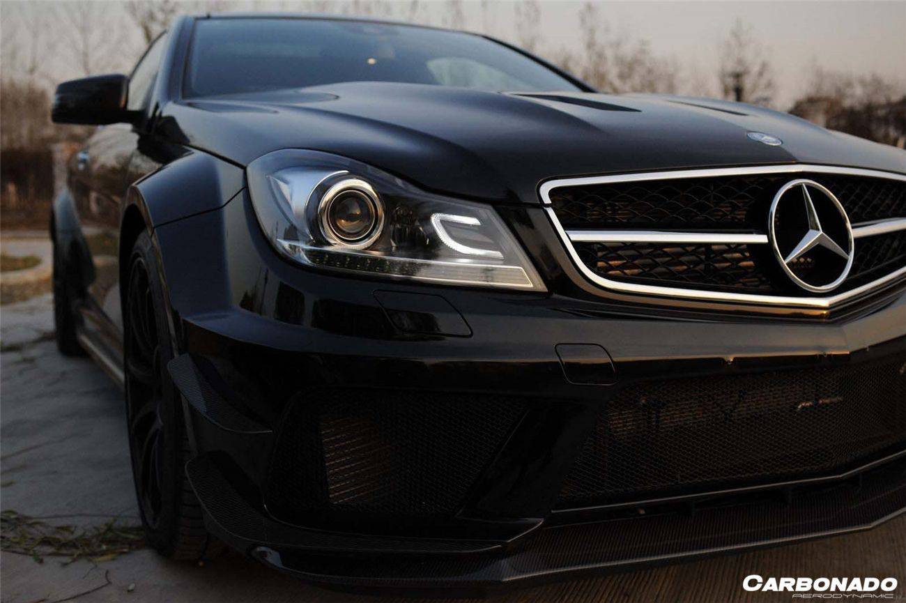 2012-2014 Mercedes Benz W204 C63 AMG Coupe BKSS Style Wide Full Body Kit - Carbonado Aero