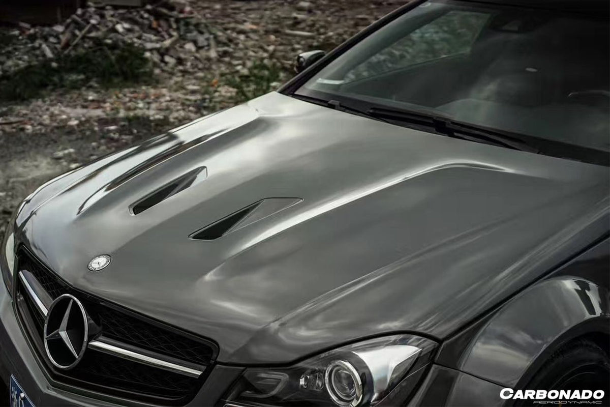 2012-2014 Mercedes Benz W204 C Class Coupe BKSS Style Wide Full Body Kit (Not Fit AMG) - Carbonado