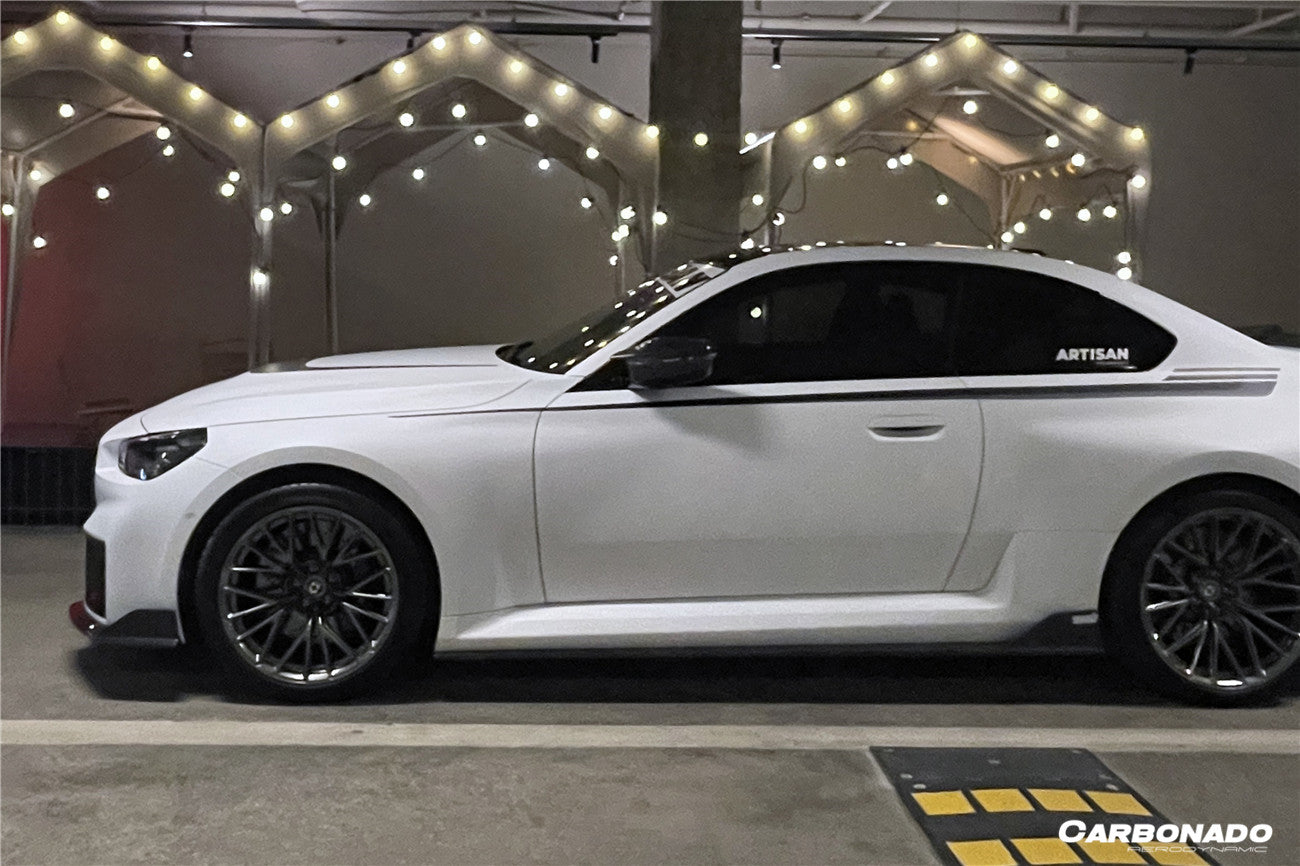 2021-2024 BMW M2 G87 OD Style Dry Carbon FIber Side Skirts - Carbonado