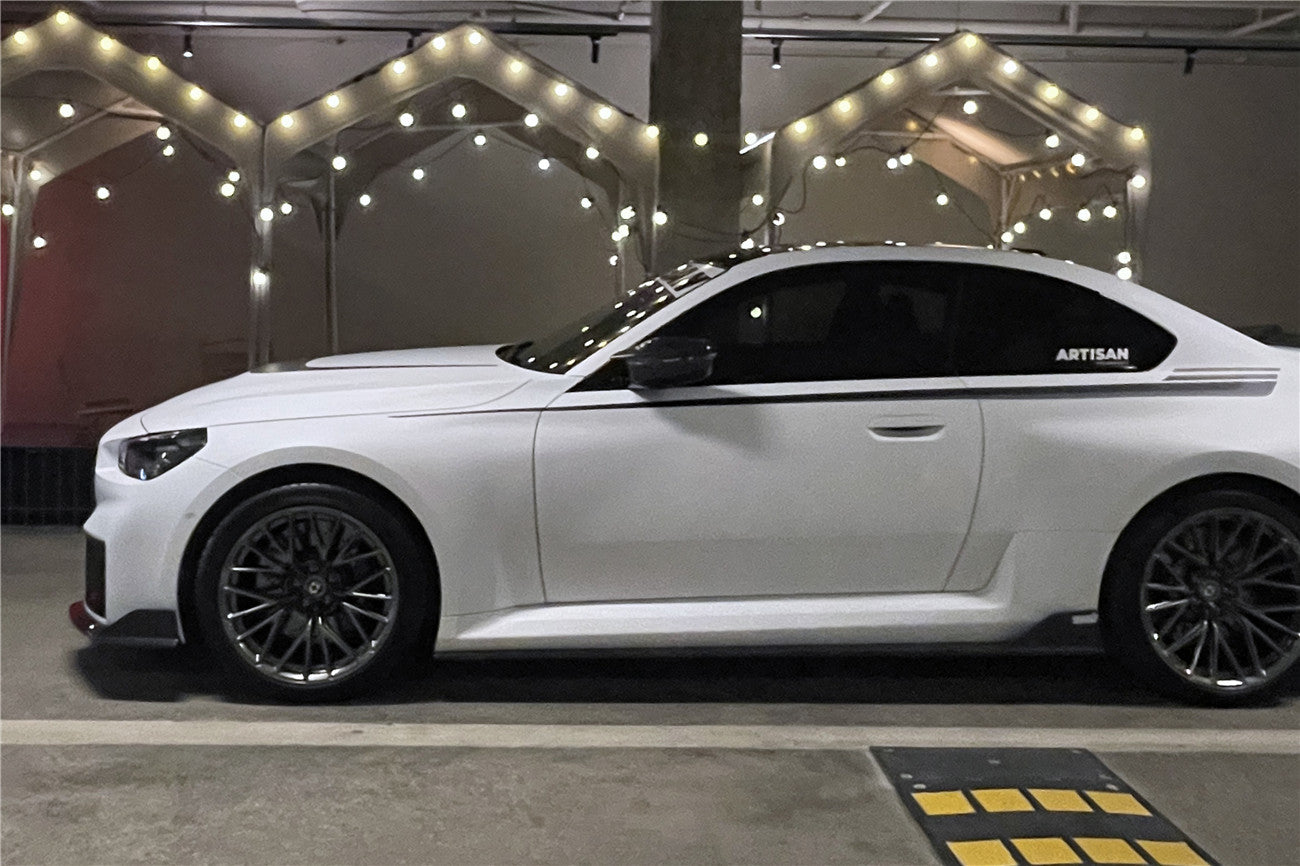 2021-2024 BMW M2 G87 OD Style Dry Carbon FIber Side Skirts - Carbonado