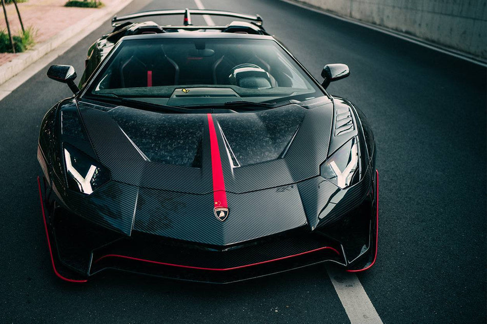 2011-2021 Lamborghini Aventador LP700 LP740 Coupe & Roadster Carbon Fiber Hood - Carbonado