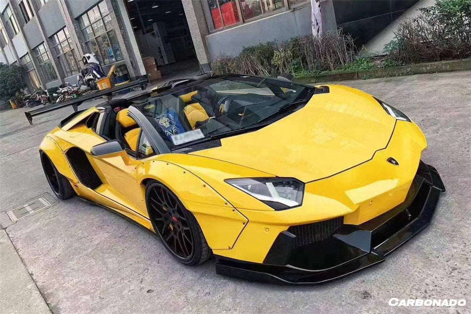 2011-2016 Lamborghini Aventador LP700 Coupe/Roadster DE Style Front Wide Fender Flares - Carbonado Aero