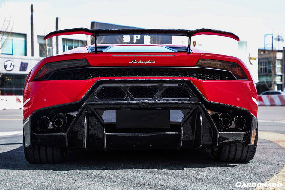 2015-2020 Lamborghini Huracan LP610/LP580 VRS Style Rear Bumper - Carbonado