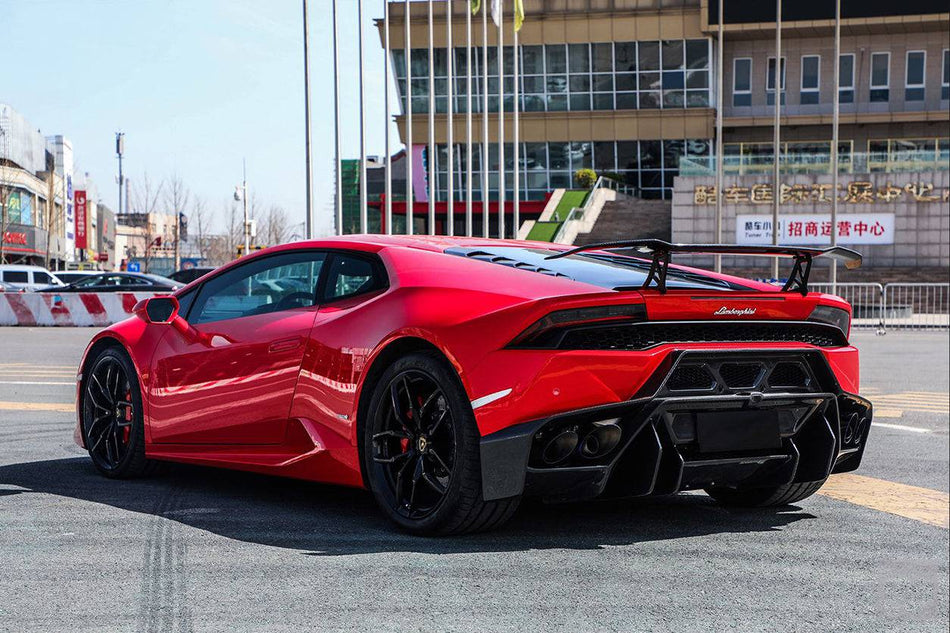 2015-2020 Lamborghini Huracan LP610/LP580 VRS Style Rear Bumper - Carbonado