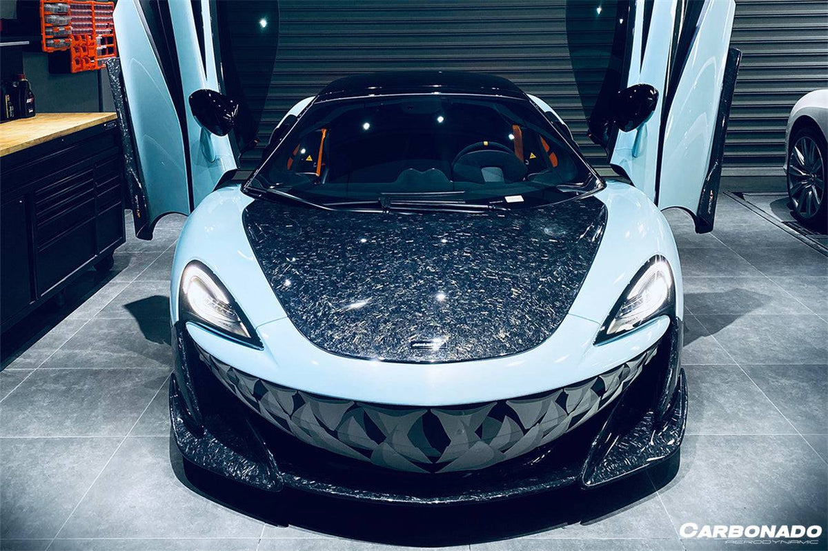 2018-2021 McLaren 540c 570s 600lt OEM Style Carbon Fiber Hood - Carbonado Aero
