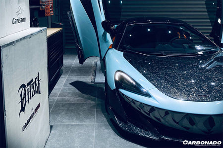 2018-2021 McLaren 540c 570s 600lt OEM Style Carbon Fiber Hood - Carbonado Aero