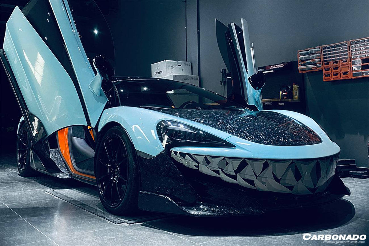 2018-2021 McLaren 540c 570s 600lt OEM Style Carbon Fiber Hood - Carbonado Aero