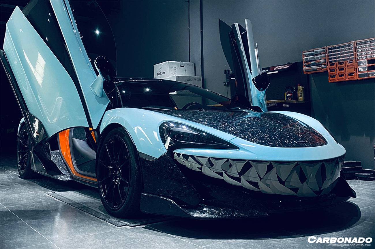 2018-2021 McLaren 540c 570s 600lt OEM Style Carbon Fiber Hood - Carbonado Aero