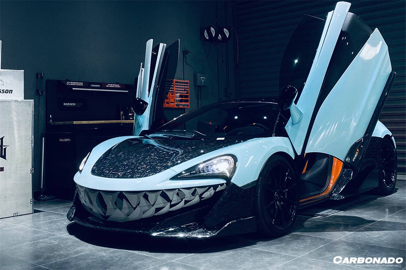 2018-2021 McLaren 540c 570s 600lt OEM Style Carbon Fiber Hood - Carbonado Aero