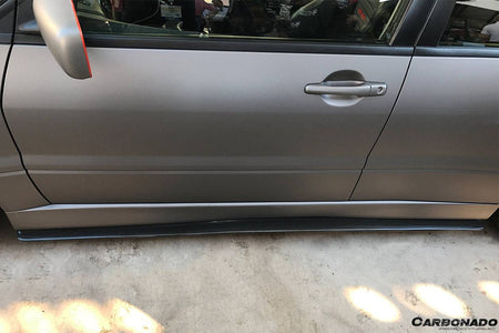 2003-2006 Mitsubishi Evolution 7/8/9 RX Style Carbon Fiber Side Skirts - Carbonado Aero