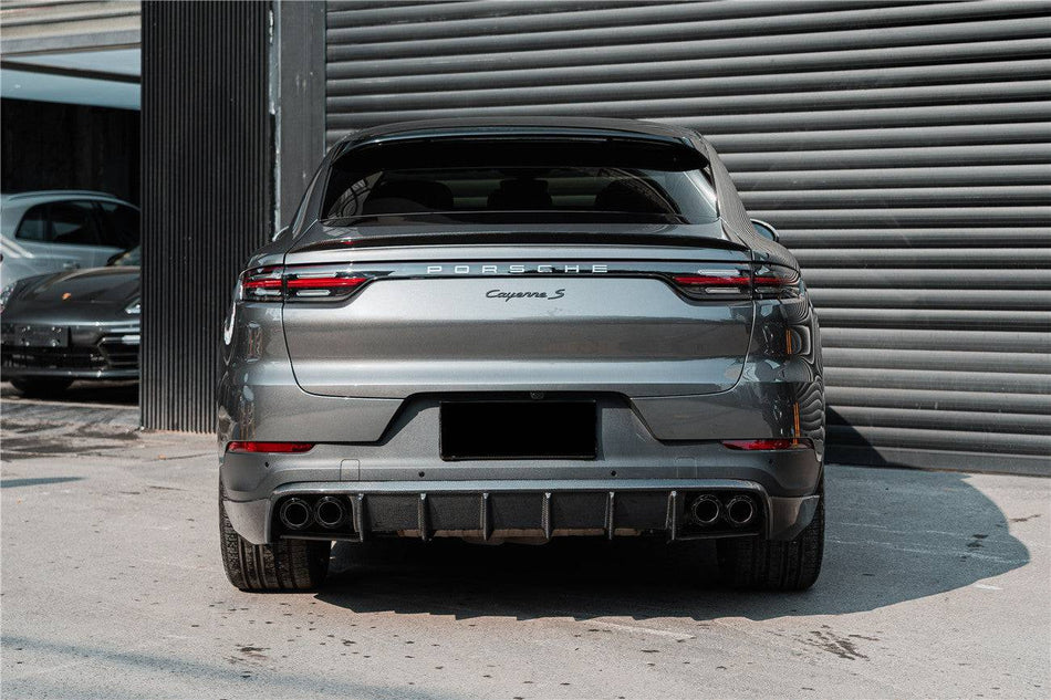 2018-2023 Porsche 9Y0.1 Cayenne S & E-Hybrid OD Style Rear Lip - Carbonado