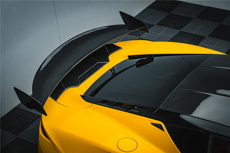 2021-2024 Lotus Emira NYO MNK Style Dry Carbon Fiber Trunk Wing With Base - Carbonado