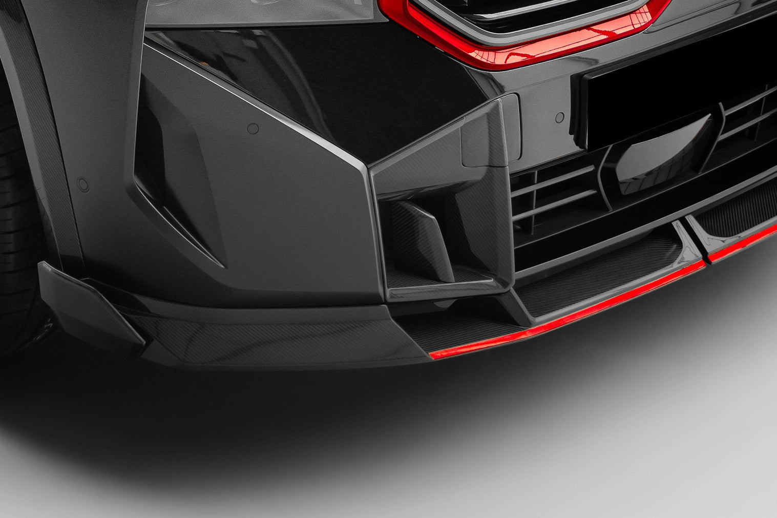 2023-2026 BMW XM G09 LD Style Dry Carbon Fiber Front Bumper Air