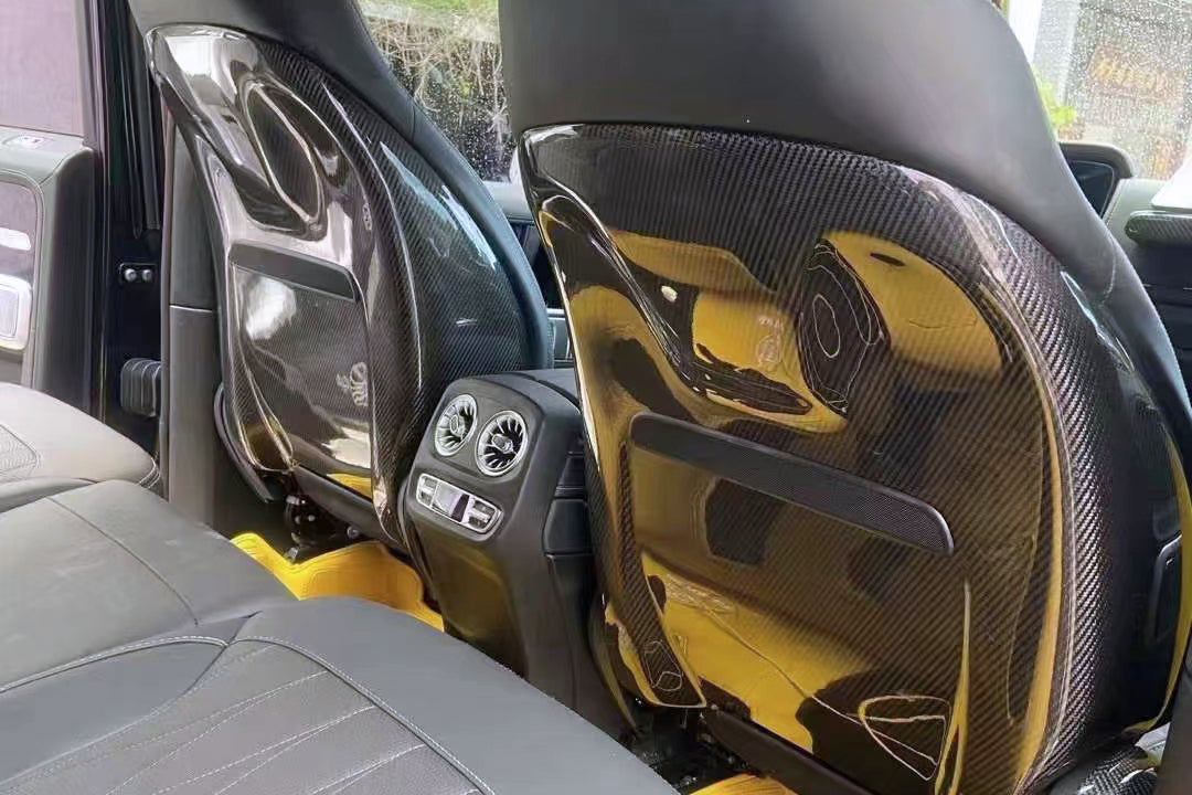 C Class C63 OEM Style Dry Carbon Fiber Sticky Seat Backrest