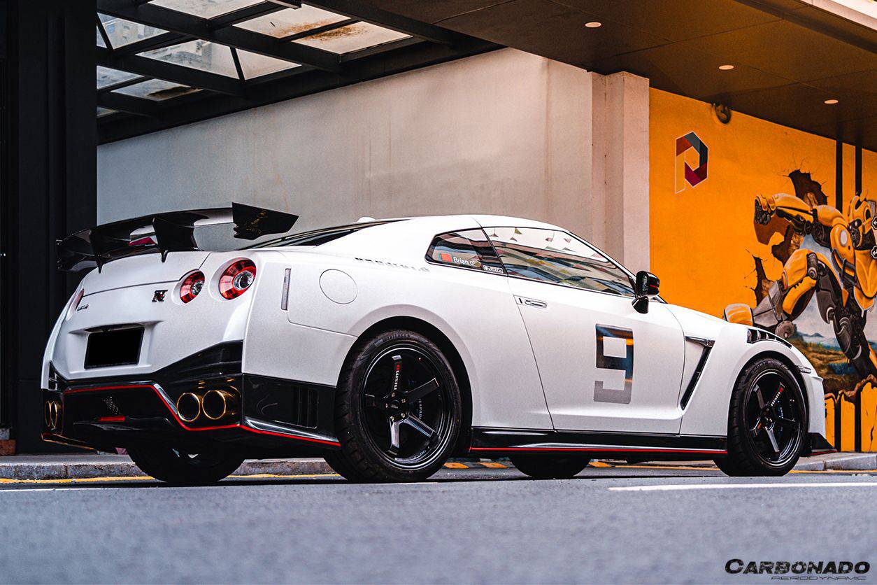 2008-2022 Nissan GTR R35 CBA/DBA/EBA NISMO Style Rear Bumper - Carbonado