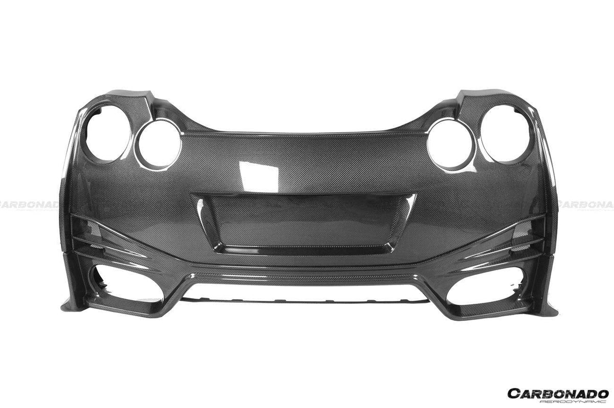 2008-2022 Nissan GTR R35 CBA/DBA/EBA NISMO Style Rear Bumper - Carbonado Aero