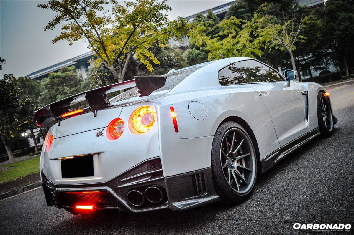 2008-2022 Nissan GTR R35 CBA/DBA/EBA NISMO Style Rear Bumper - Carbonado Aero