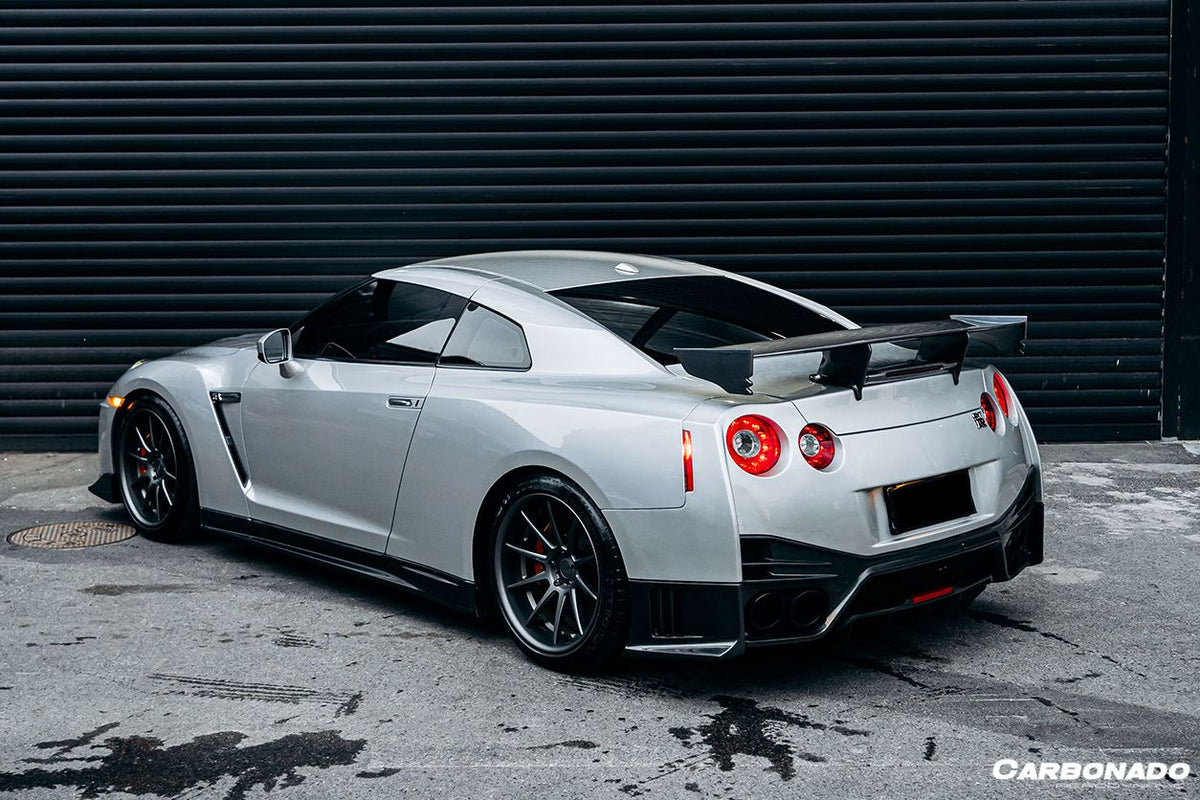 2008-2022 Nissan GTR R35 CBA/DBA/EBA NISMO Style Rear Bumper - Carbonado