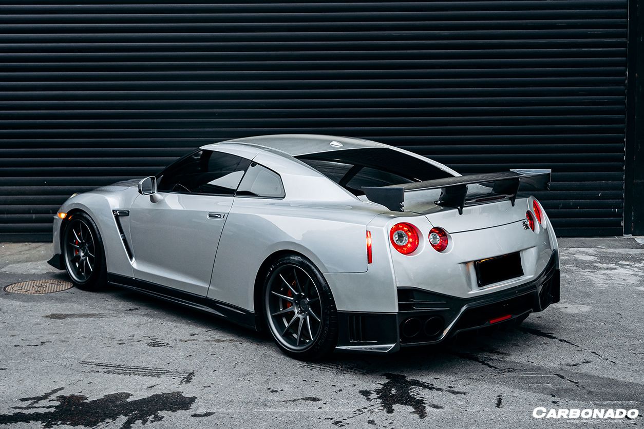 2008-2022 Nissan GTR R35 CBA/DBA/EBA NISMO Style Rear Bumper - Carbonado