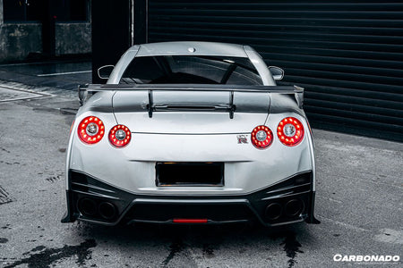 2008-2022 Nissan GTR R35 CBA/DBA/EBA NISMO Style Rear Bumper - Carbonado