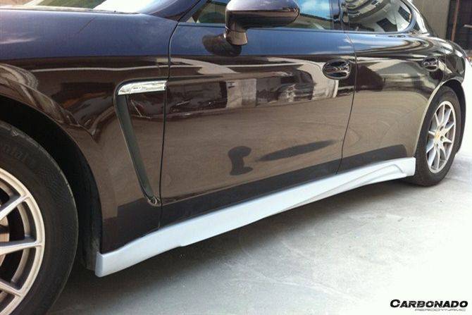 2010-2013 Porsche Panamera 970.1 ARN Style Side Skirts - Carbonado