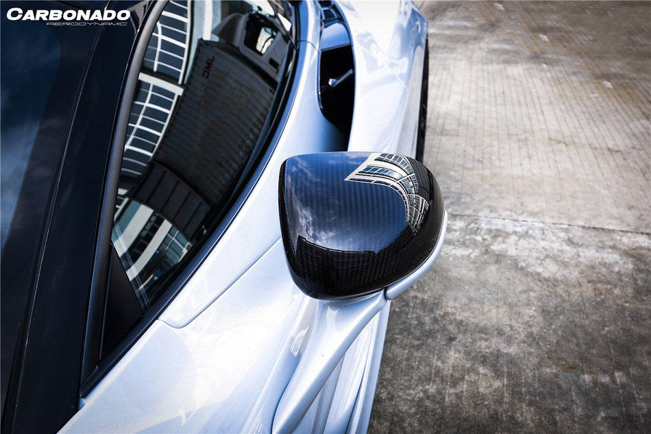 2015-2022 McLaren 540C & 570S& 570GT &600LT & 720S Replacement Mirror Housing - Carbonado