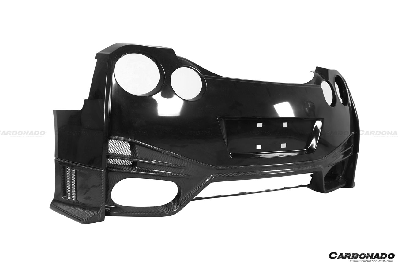 2008-2022 Nissan GTR R35 CBA/DBA/EBA NISMO Style Rear Bumper - Carbonado Aero