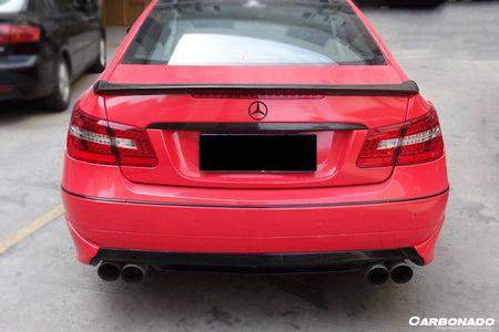2010-2016 Mercedes Benz E Class W207 Coupe LRS Style Carbon Fiber Trunk Spoiler - Carbonado Aero