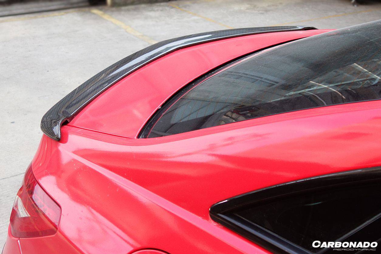 2010-2016 Mercedes Benz E Class W207 Coupe LRS Style Carbon Fiber Trunk Spoiler - Carbonado Aero