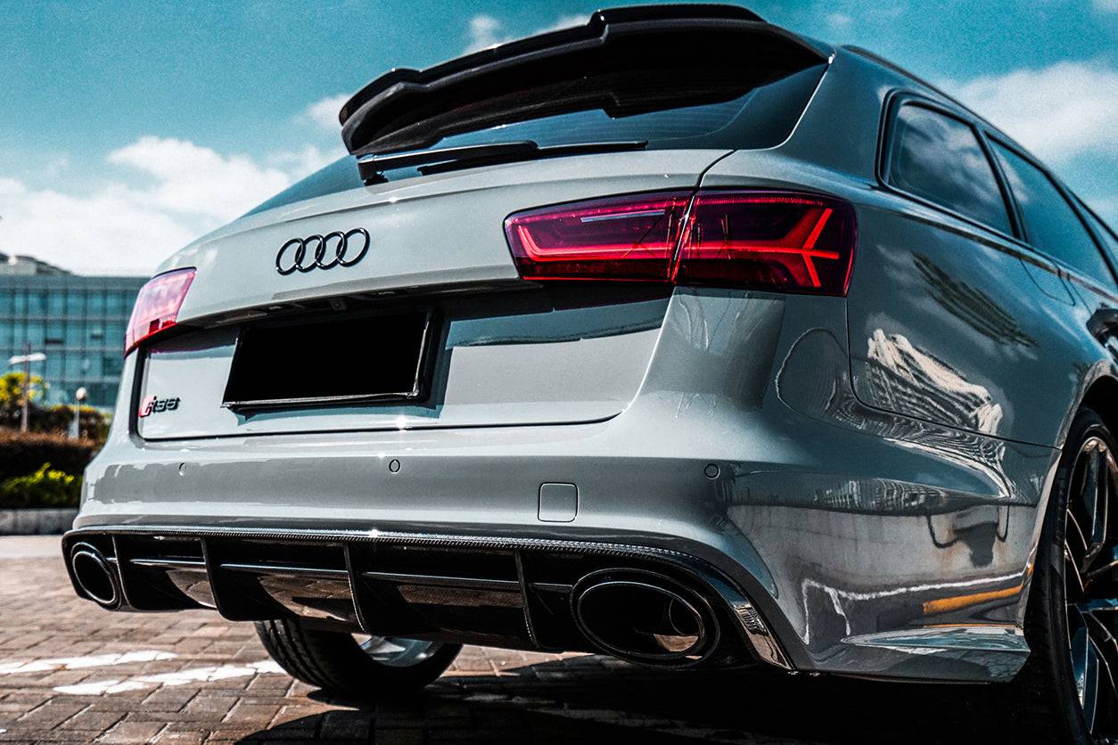 2013-2018 Audi RS6 Avant OE Style Carbon Fiber Rear Lip – Carbonado Aero