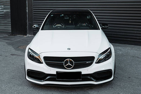 2015-2021 Mercedes Benz W205 C63/S AMG Sedan BKSS Style Carbon Fiber Front Lip - Carbonado