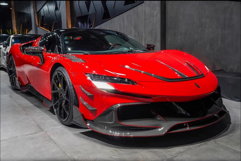 2020-UP Ferrari Autoclave Carbon Fiber Full Body Kit Carbonado (MSY) Fits: SF90 Stradale and Spider