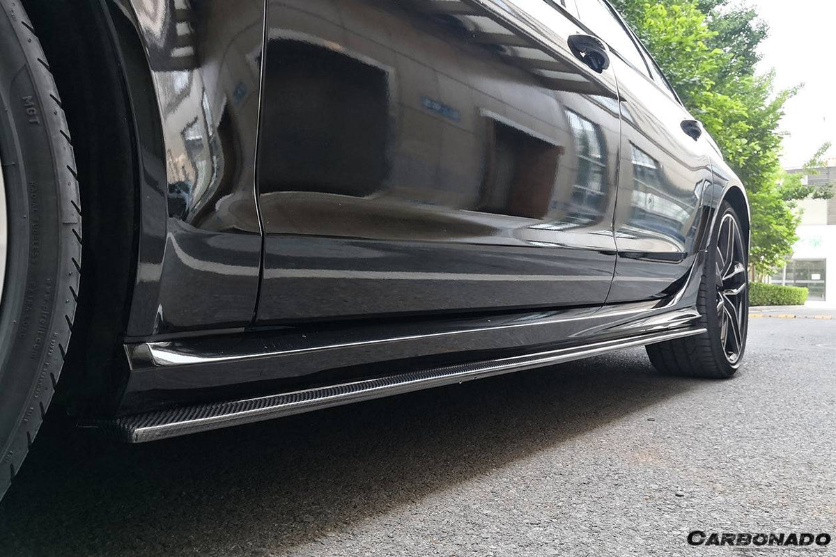 2013-2018 Audi RS6 Avant MN Style Carbon Fiber Side Skirts - Carbonado Aero