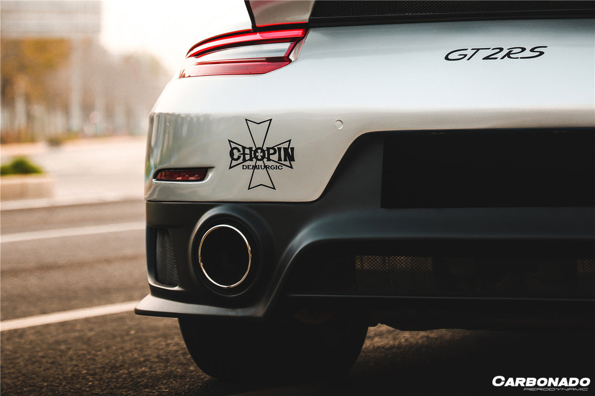 2012-2015 Porsche 911 991.1 Carrera/S GT2RS Style Rear Bumper ( Need Change 991.2 Tailight) - Carbonado Aero