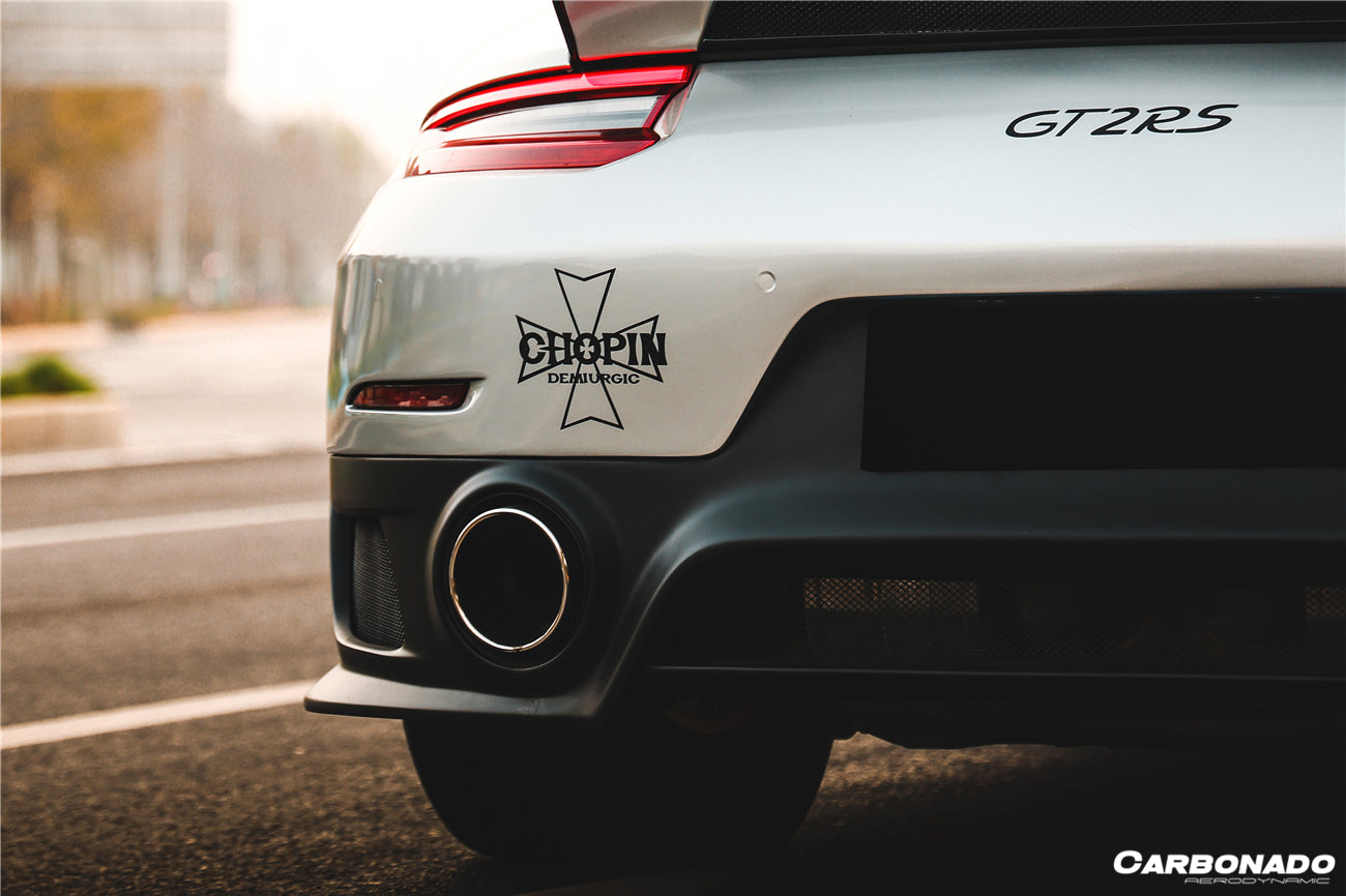 2012-2015 Porsche 911 991.1 Carrera/S GT2RS Style Rear Bumper ( Need Change 991.2 Tailight) - Carbonado Aero