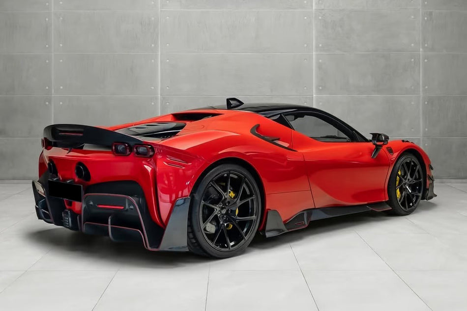 2020-UP Ferrari Autoclave Carbon Fiber Side Skirt Carbonado (MSY) Fits: SF90 Stradale and Spider