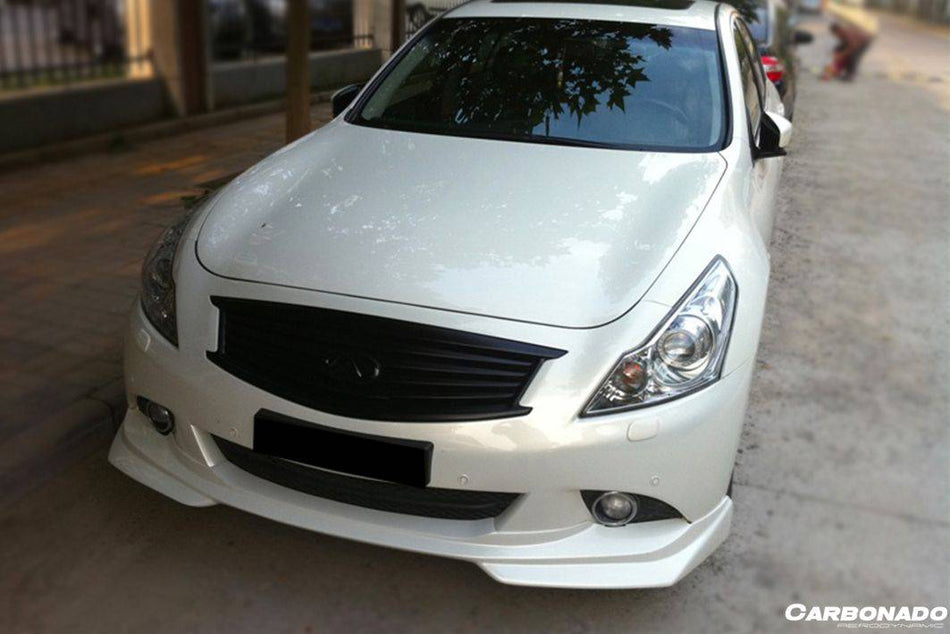 2010-2013 Infiniti G25/G37 Sedan JP Style Front Lip - Carbonado
