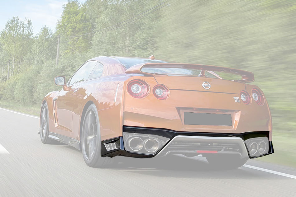 2017-2023 Nissan GTR R35 EBA OEM Style Carbon Fiber Rear Diffuser