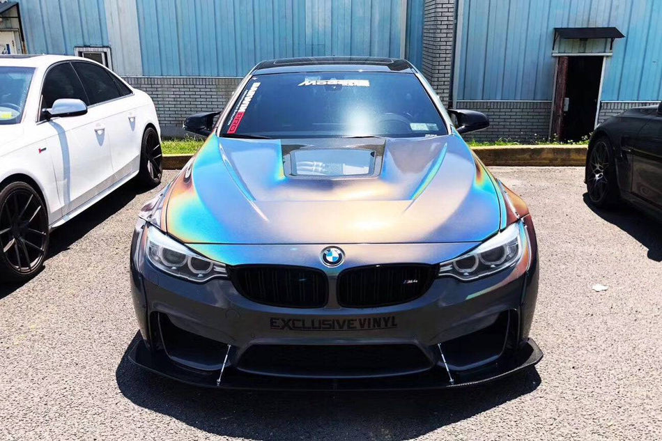 2014-2020 BMW F82/F83 M4 DE Style Carbon Fiber Front Lip - Carbonado