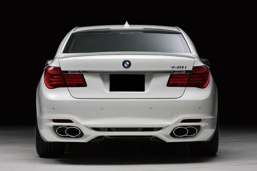 2009-2015 BMW 7 Series F01 F02 WD Style Rear Bumper With Tips - Carbonado