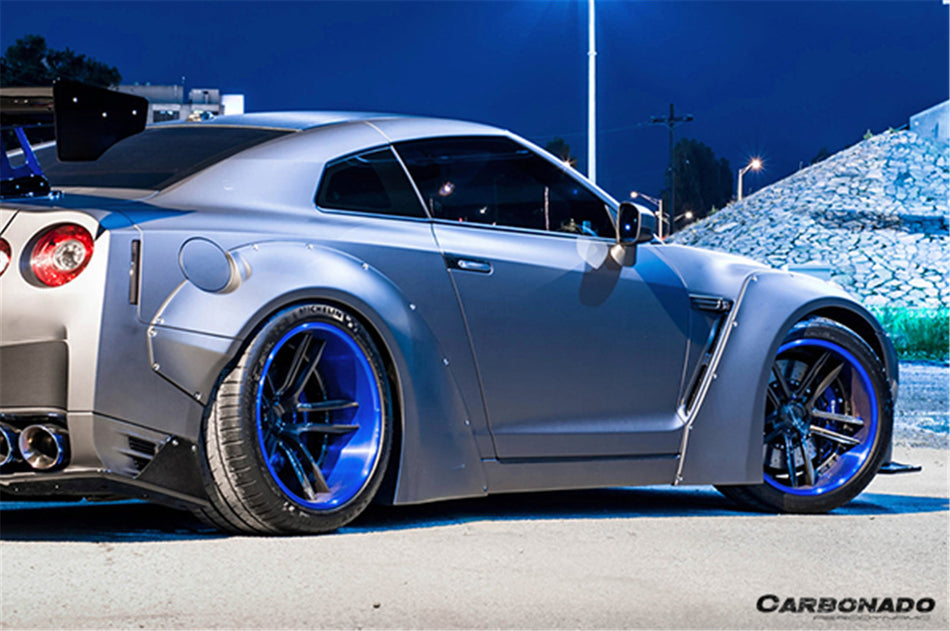 2008-2016 Nissan GTR R35 CBA DBA DE Style Wide Fender Flares