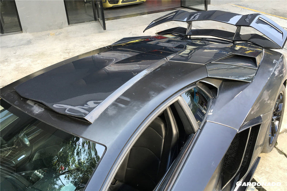 2011-2016 Lamborghini Aventador LP700 Coupe BKSS Style Carbon Fiber Roof
