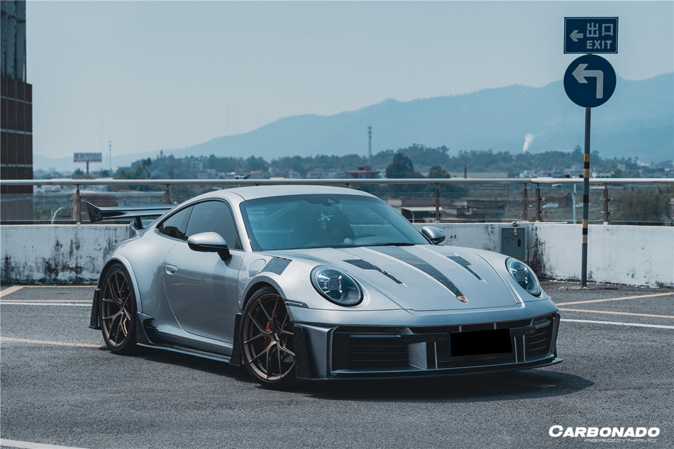 2019-UP Porsche 911 992 Carrera Autoclave Carbon Fiber Hood Carbonado (AM) Fits: S, 4, 4S, Targa, Cabriolet, Turbo