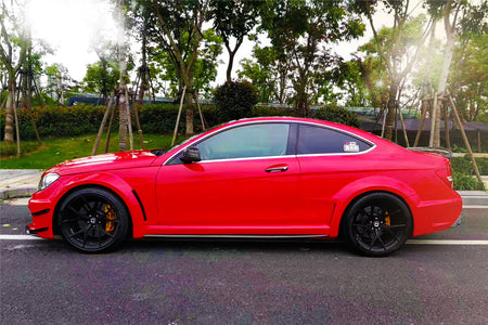 2012-2014 Mercedes Benz W204 C63 AMG Coupe BKSS Style Wide Full Body Kit - Carbonado Aero