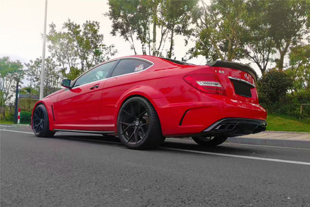 2012-2014 Mercedes Benz W204 C63 AMG Coupe BKSS Style Wide Full Body Kit - Carbonado Aero