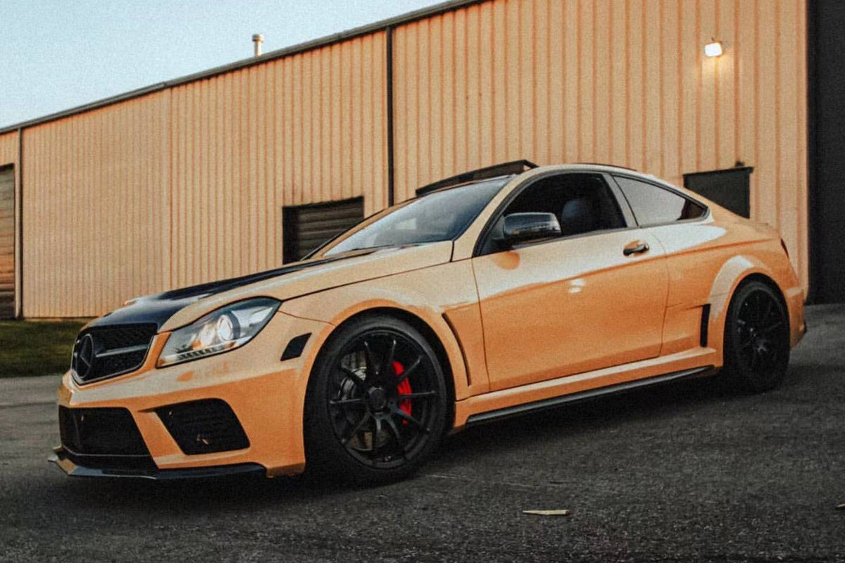 2012-2014 Mercedes Benz W204 C63 AMG Coupe BKSS Style Wide Full Body Kit - Carbonado Aero
