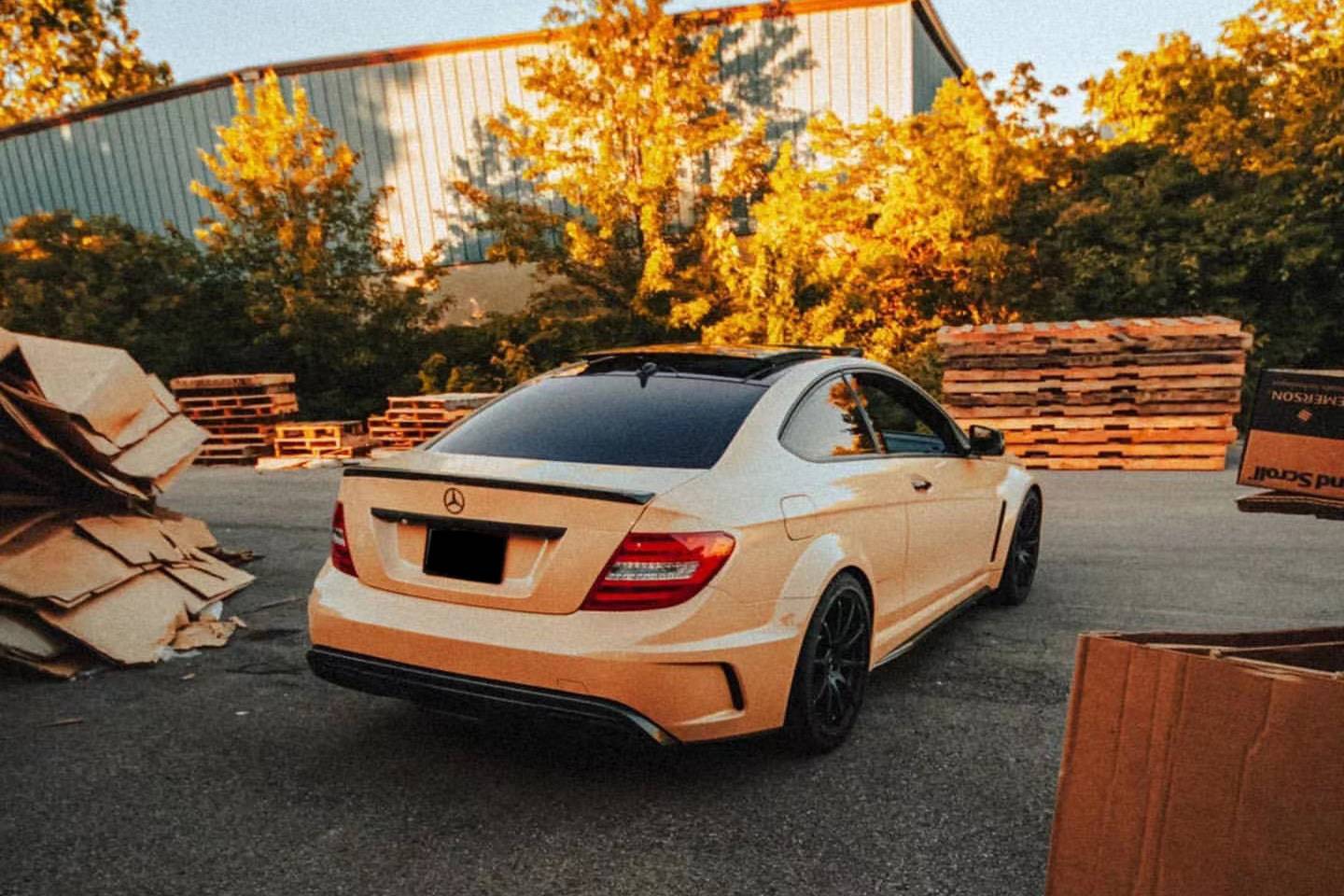 2012-2014 Mercedes Benz W204 C63 AMG Coupe BKSS Style Wide Full Body Kit - Carbonado Aero