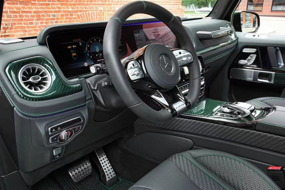 2024-UP Mercedes Benz G-Wagon Class W465 Autoclave Carbon Fiber Repalcement Interiors Carbonado (TP) | Fits: G500, G550, G63 AMG
