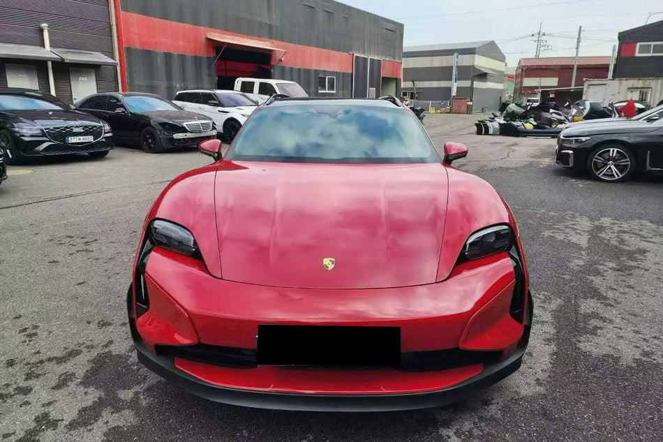 Borde delantero de fibra de carbono estilo Porsche Taycan/4/4S/GTS/TURBO CADO 2019-2023